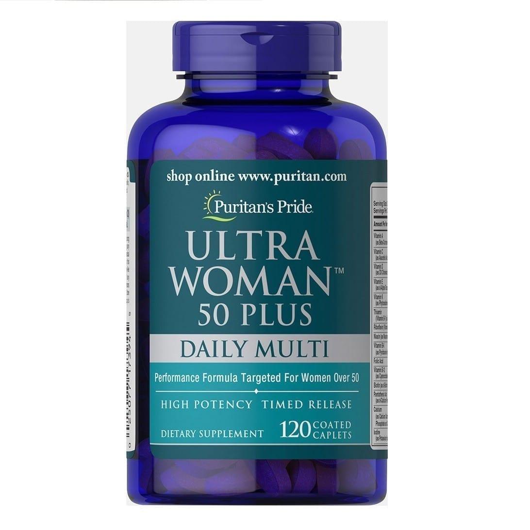 Вітаміни Puritan's Pride Ultra Woman 50 Plus Multi-Vitamin 120 каплет
