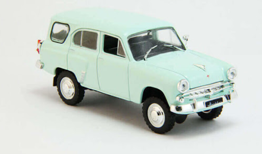 Автолегенди №209 Москвич-411 салатовий | Колекційна модель 1:43 | DeAgostini
