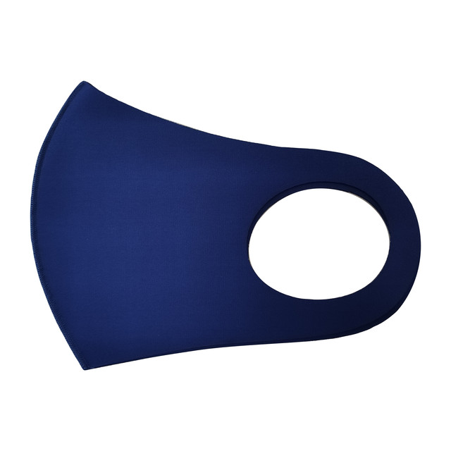 Неопреновая многоразовая маска синяя