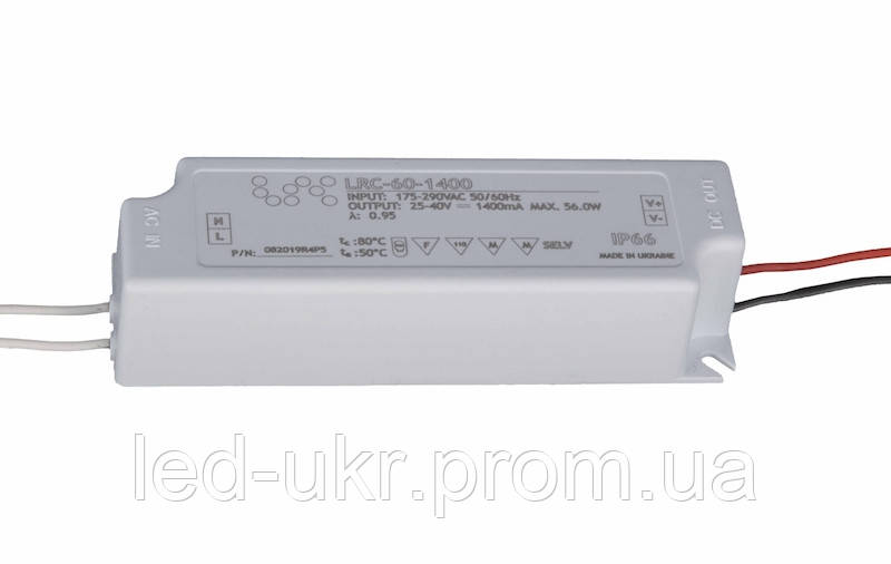 Блок живлення (драйвер) для світлодіодів LRC-60-1400 (аналог LPC-60-1400)