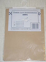 Канва (аіда 16) для вишивання, бежева (32*45 см)