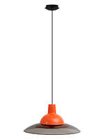 Світильник стельовий ERKA 1305 LED 12W 4200 ДО помаранчевий з чорним кабелем