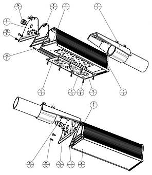 Світильник світлодіодний вуличний LRC-HGT-120W-UKR, фото 2