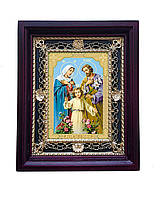 Святое семейство (Богородица с младенцем Иисусом Христом и супругом Иосифом Обручником) икона святых