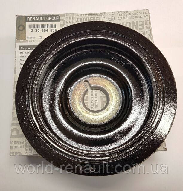Шкив коленвала (6PK) Рено Меган 3, Рено Флюенс K9K 1.5dci, K4M 1.6i 16V / Renault (Origial) 123030453R