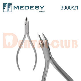 Щипці ортодонтичні для вигину та формування петельок на тонкому дроті max діам. 0,7 мм 130 мм, Medesy 3000/21