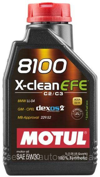 Моторна олива Motul 8100 X-CLEAN EFE SAE 5W30, 1L, фото 1