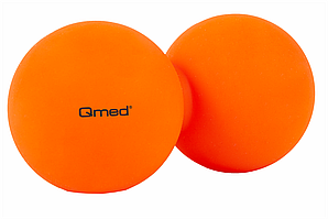 Масажний міні-валик Qmed Lacrosse Duo Ball, помаранчевий