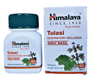 Туласі, Tulasi (60cap) — застуди, кашель, бронхіт, катар, астма, відхаркувальний, антимікробний, антистрес
