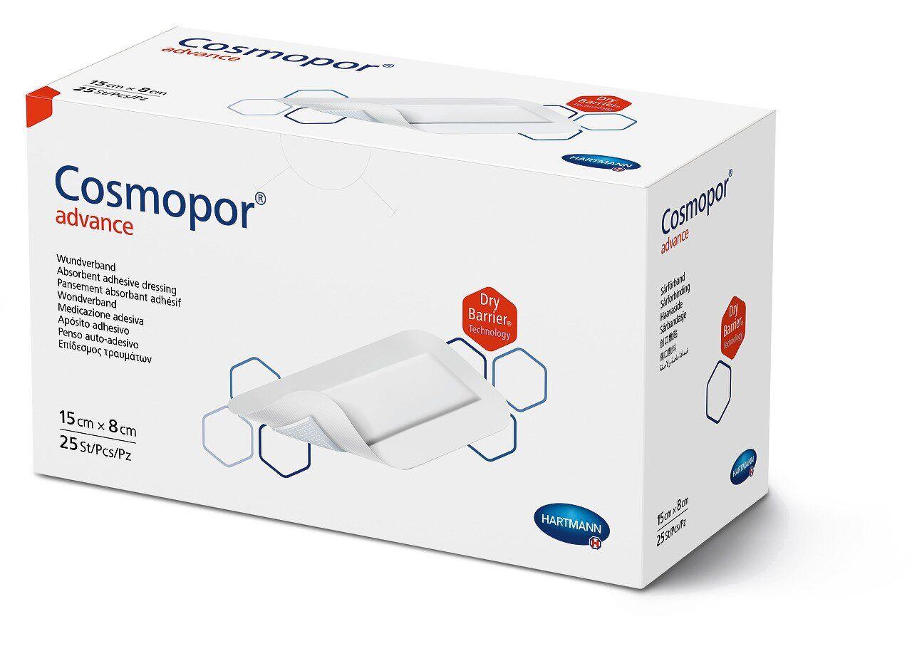 Пов'язка пластирна Hartmann Cosmopor advance 15см x 8см стерильна 1шт
