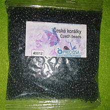 Бісер дрібний No9 сірий матовий 50 грамів Чеський PRECIOSA