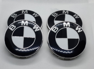Колпак в диски для BMW 68 мм черный заглушка значек эмблема в колеса 3613-6783536 - фото 3 - id-p1252455855