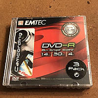 Диски для відеокамери 8 см DVD-R EMTEC 4x 1,4 gb