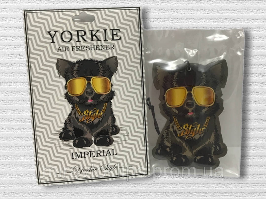 Ароматизатор в авто/ гардероб парфумований Yorkie Scents Creed "Millesime Imperial"