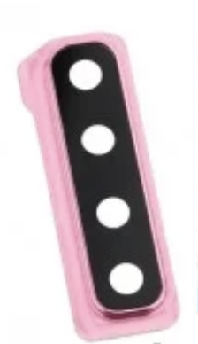 Скло камери Samsung A920F Galaxy A9 2018, з рамкою рожевого кольору, Bubblegum Pink