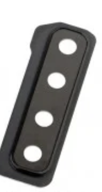 Скло камери Samsung A920F Galaxy A9 2018, з рамкою чорного кольору, Caviar Black