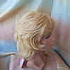 Перука з натурального волосся каскад блонд ALINA НН-613, фото 4