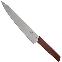 Поварской нож Victorinox 6.9016.221B Swiss Modern carving knife 22 cm, red