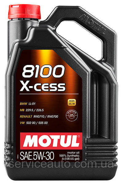 Моторна олива Motul 8100 X-CESS 5W30, 5L