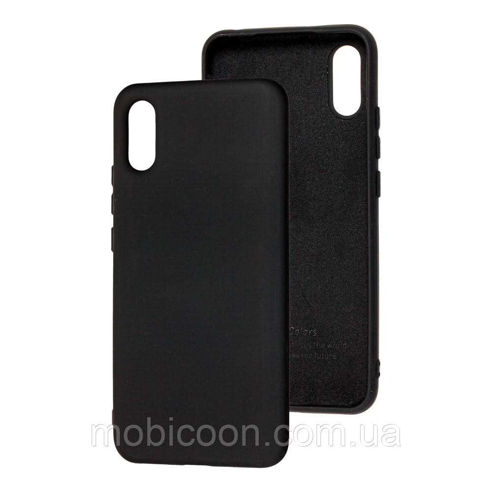 Чохол Silicone Case для Xiaomi Redmi 9a Black (сяомі ксіомі редмі 9а)