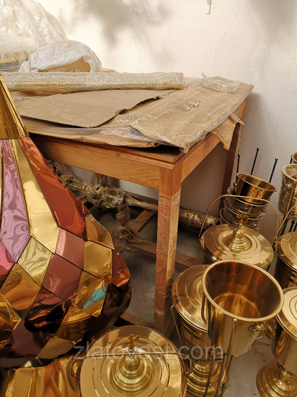 Престол дубовий 1,0 м* 1,0 м, фото 1