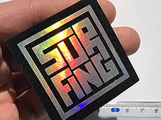 Нашивка Серфінг/Surfing 55х55 мм, фото 3