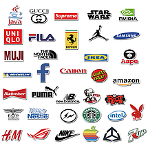 Набір вінілових наклейок стикерів Набір Логотип Бренди Хайпові Стикербомбінг на авто телефон 70 шт., фото 3