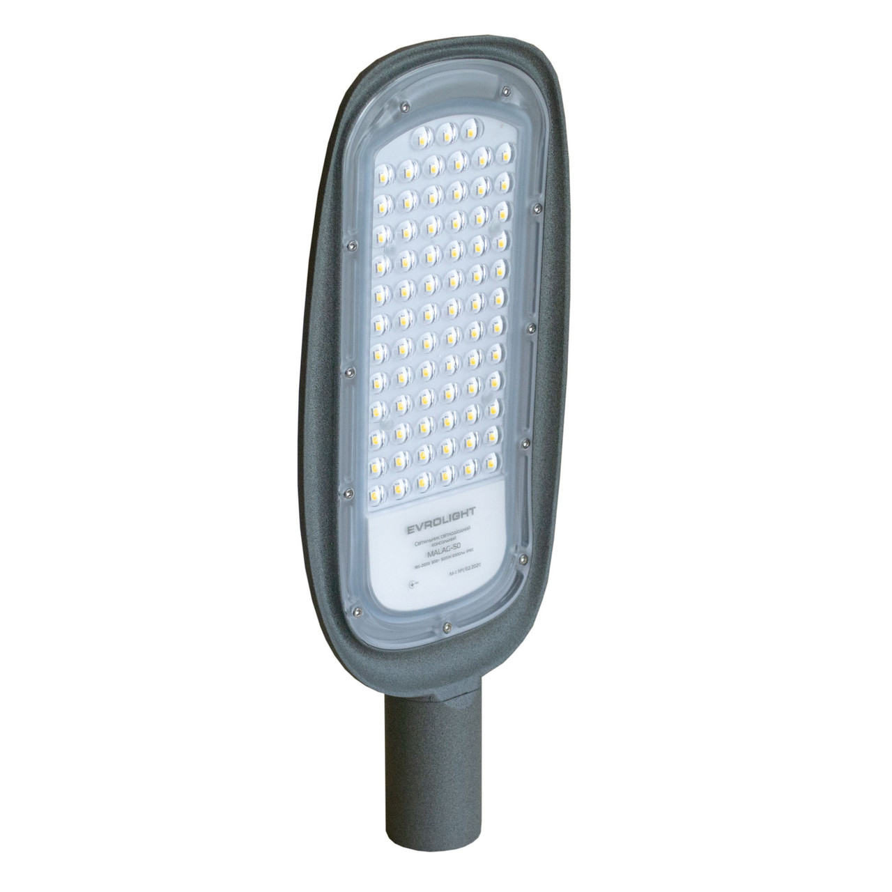 Світильник світлодіодний консольний EVROLIGHT MALAG-50М 50Вт 5000К 6000Лм IP65 (000042787)