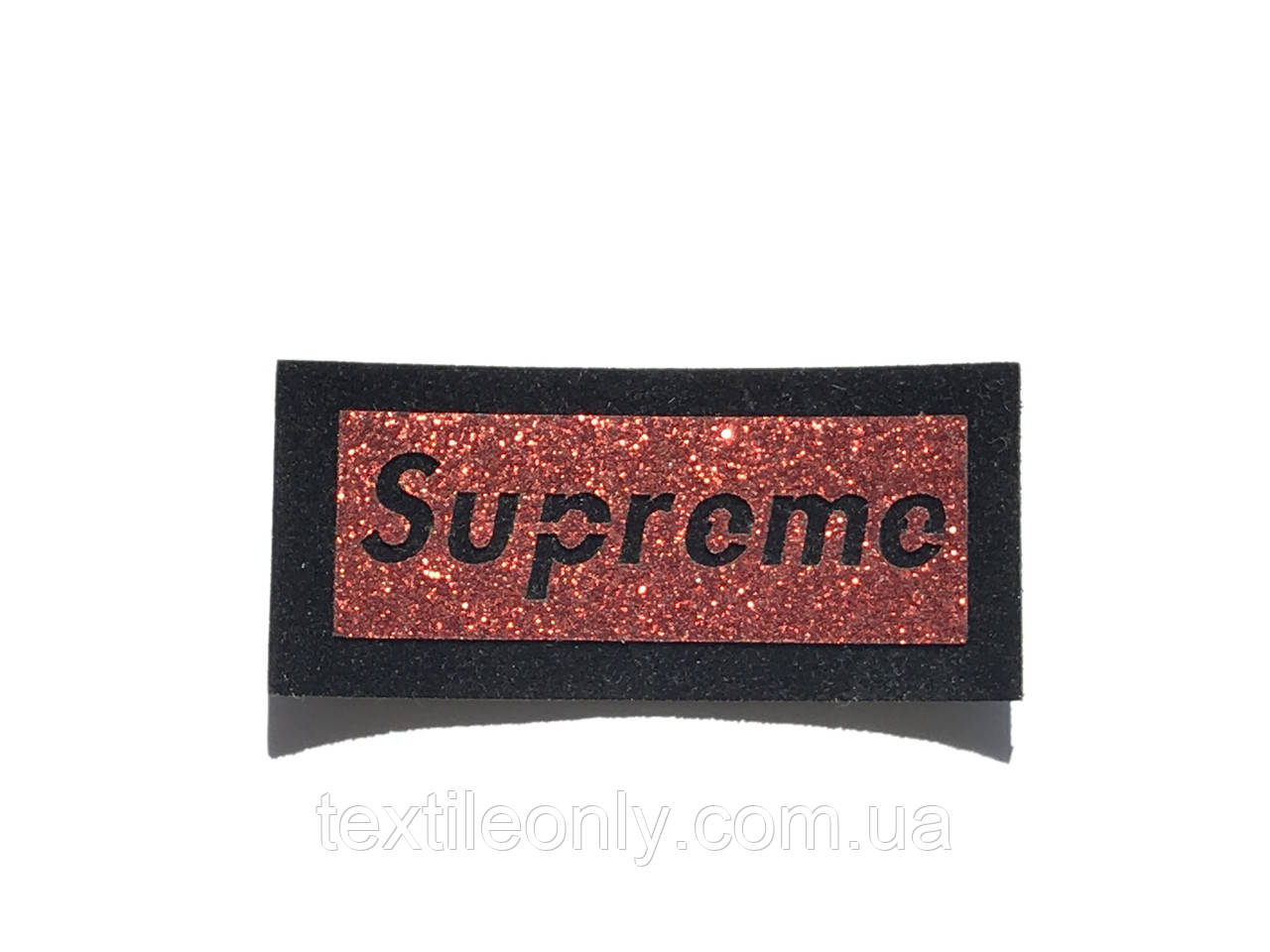 Нашивка Supreme/Співоб червоний 65х30 мм