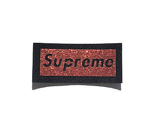 Нашивка Supreme/Співоб червоний 65х30 мм, фото 1
