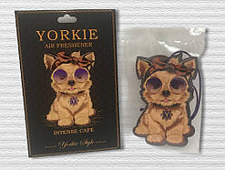 Ароматизатор в авто/ гардероб парфумований Yorkie Scents Montale Intense Cafe