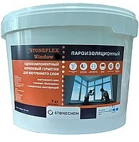 Стоунфлекс Індустрі Віндов А / Stoneflex Industry Window A — герметик акриловий, білий (10 кг)
