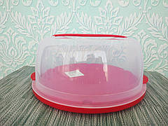 Тортница кругла з кришкою | Тортівниця | Переноска для торта | Тарілка для торта | Коробок для торта