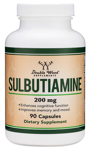 Double Wood Sulbutiamine / Сульбатіамін (вітамін Б1) 200 мг 90 капсул