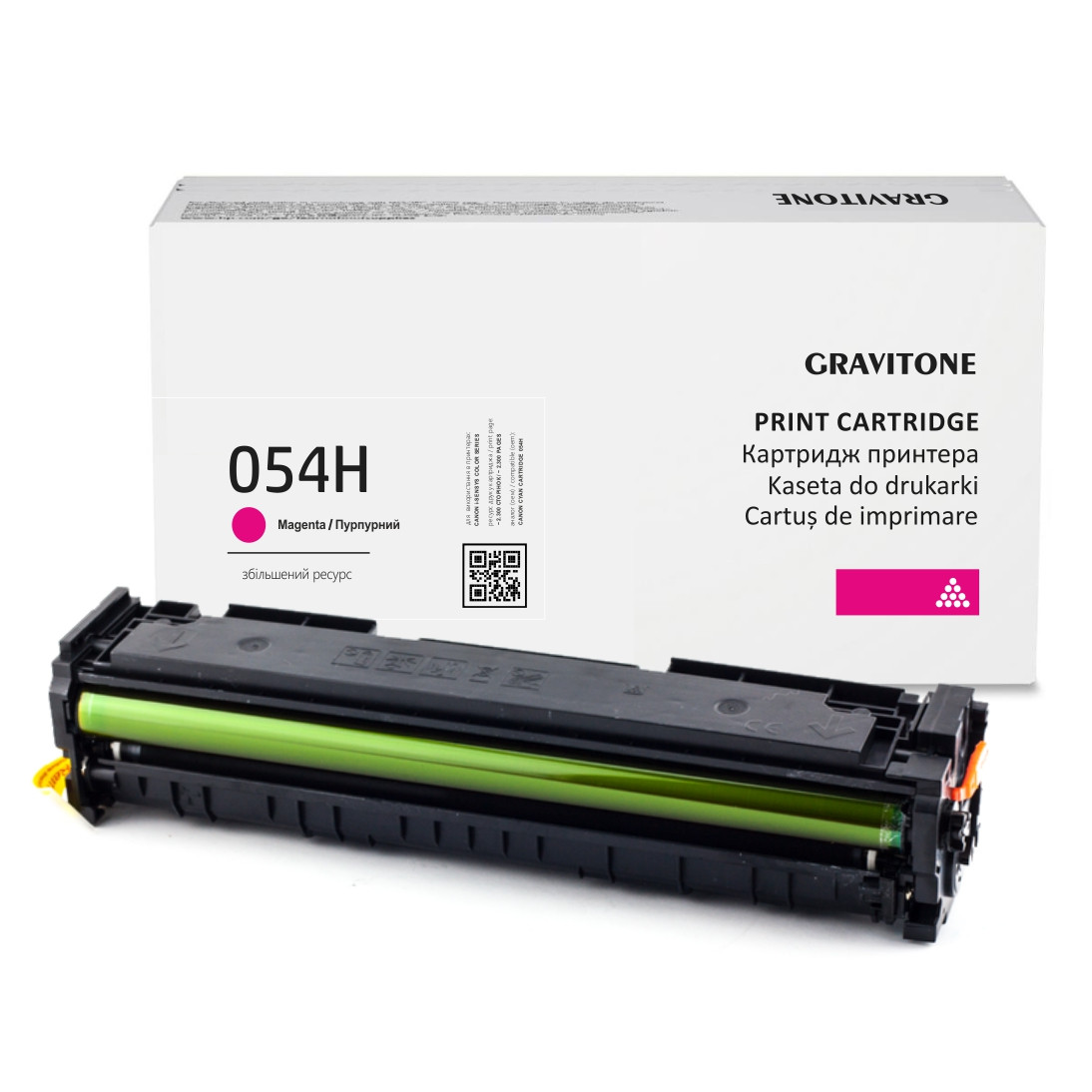 Сумісний картридж Canon i-Sensys LBP623Cdw Magenta (LBP-623Cdw), пурпурний, 2300 стор., аналог від Gravitone