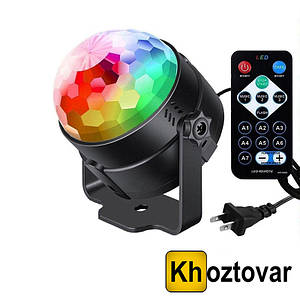Дискошар LED Magic Ball Light з пультом