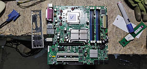 Мат. плата Intel DQ965GF LGA775 Q965 PCI-E+SVGA+GbLAN+1394 SATA RAID MicroATX 4DDR2 № 202808, фото 2