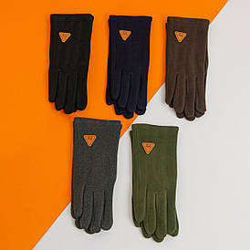 Жіночі Оптом сенсорні рукавички замшеві (арт. 20-1-53)