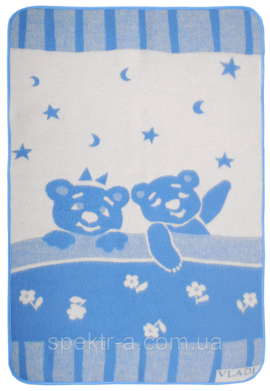Ковдри з новозеландської вовни дитячі розмір 100*140 умка, фото 1