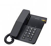 Alcatel T22 RU BLK проводной настольный телефон, чёрный корпус
