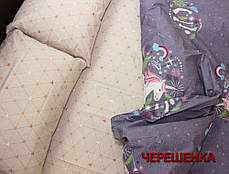 Полуторний набір постільної білизни 150*220 з Бязі "Gold" №164304AB Черешенка™, фото 4