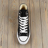 Кеди Converse Chuck Taylor All Star Hi Black  (Високі чорно-білі), фото 2