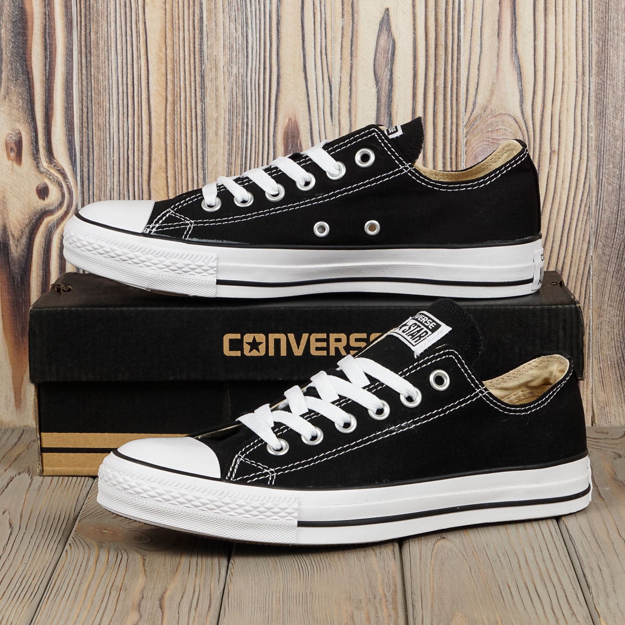 Converse noir best sale pas cher
