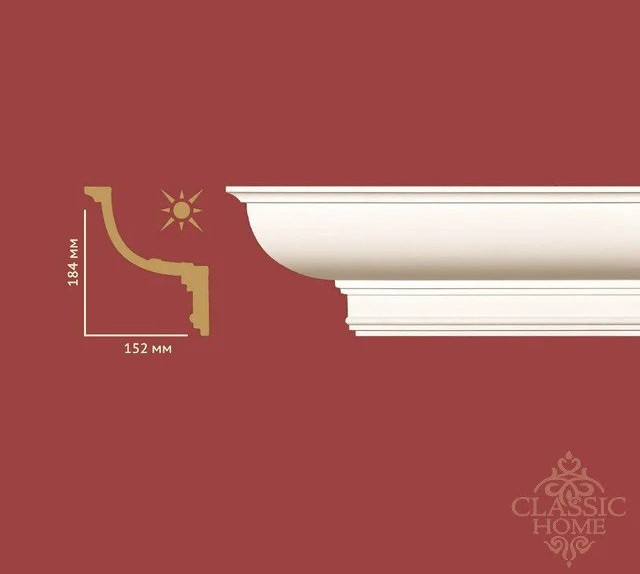 Карниз Classic Home HM-23184 (184x152)мм, фото 1