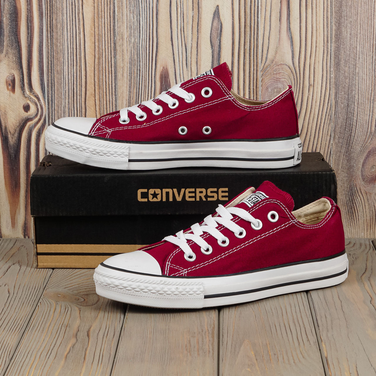 Кеди Converse (низькі бордові) 36,37,38,39,40,44 розміри в наявності.