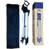 Штатив для камери і телефону Tripod 330A до 134,5 см, фото 4