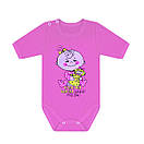 Боді для дівчинки з коротким рукавом Коли мама поруч, фото 3