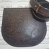 Клапан для сумки "Літо". Колір "Коричневий", фото 4