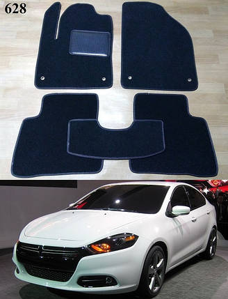 Ворсові килимки на Dodge Dart '12-17, фото 1