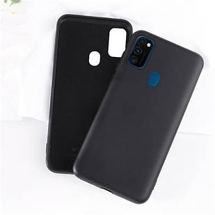 Чохол Silicone Case для Samsung Galaxy A21s A217 Black (самсунг галаксі а21с)